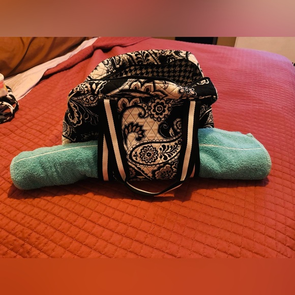 Vera Bradley Sport Duffle, Midnight Paisley - Picture 2 of 3